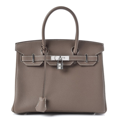 Hermes Togo Birkin 30 Etoupe 1 of 32