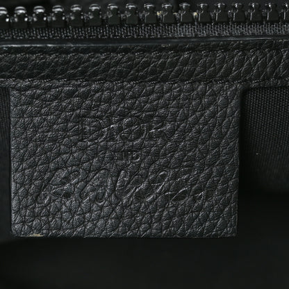 Christian Dior X KAWS Nylon Calfskin Logo Bee Tote Black 7 of 9