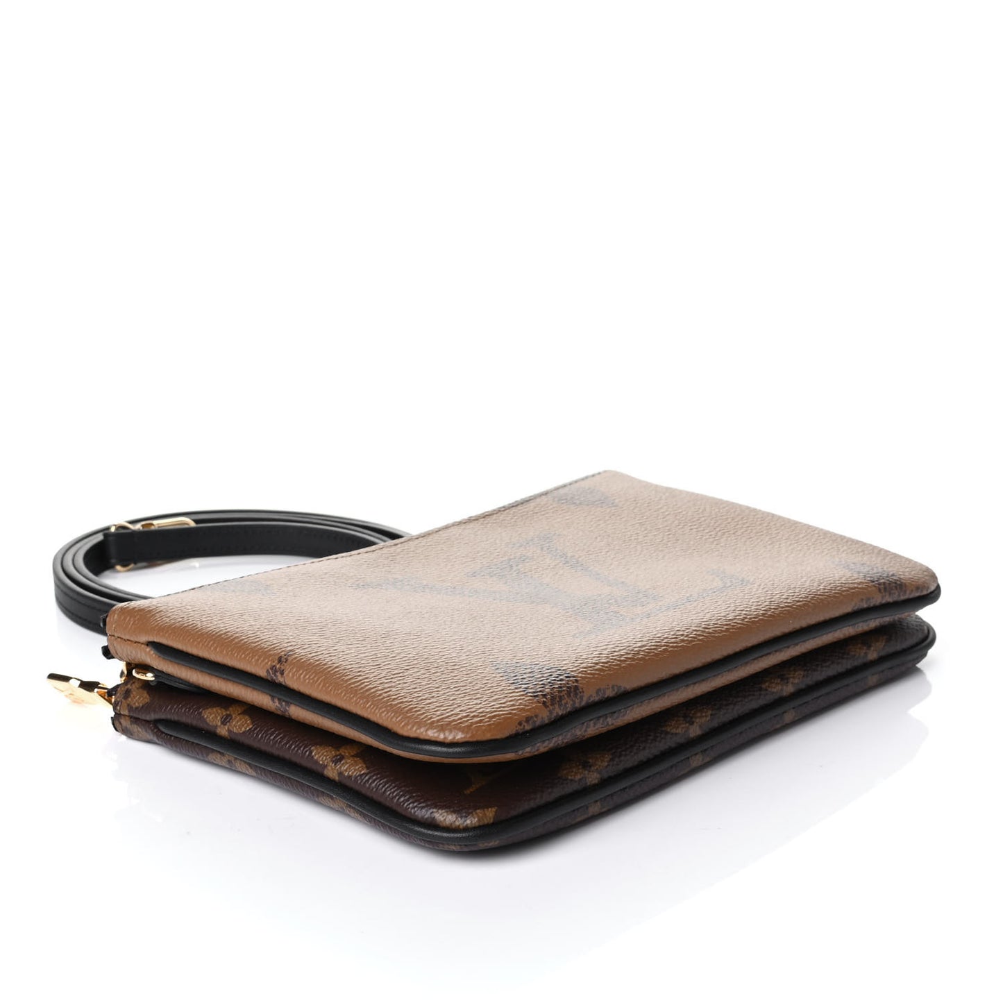 Reverse Monogram Giant Double Zip Pochette