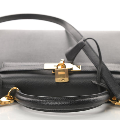 Hermes Epsom Kelly Sellier 28 Black 10 of 40