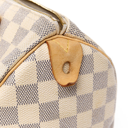 Louis Vuitton Damier Azur Speedy 25 14 of 17