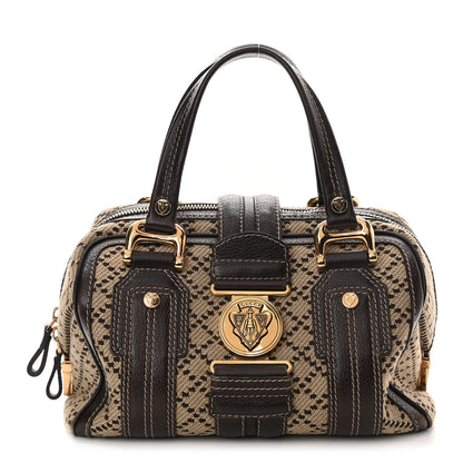 Gucci Monogram Medium Aviatrix Boston Ebony Brown 1 of 10