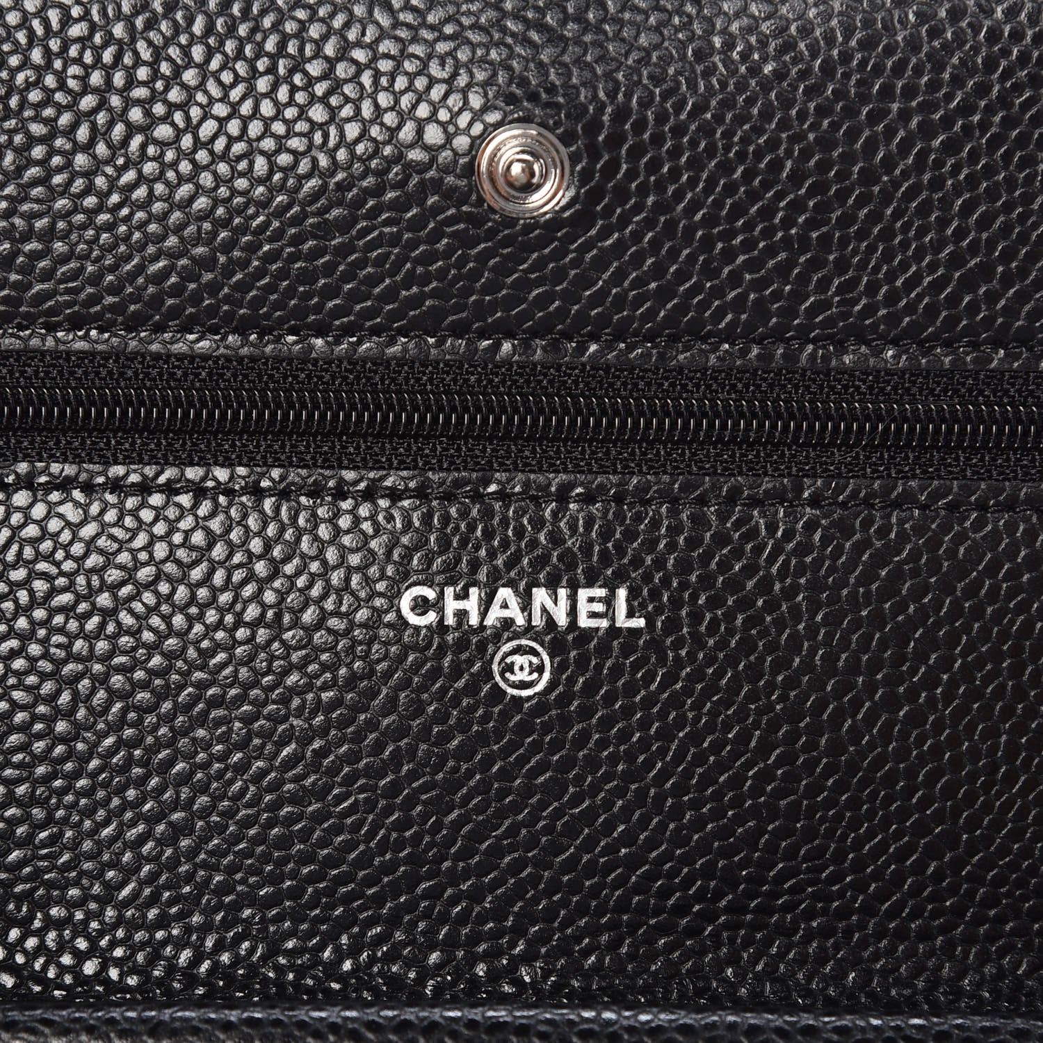 Chanel Caviar Quilted Wallet On Chain WOC Black 6 of 11