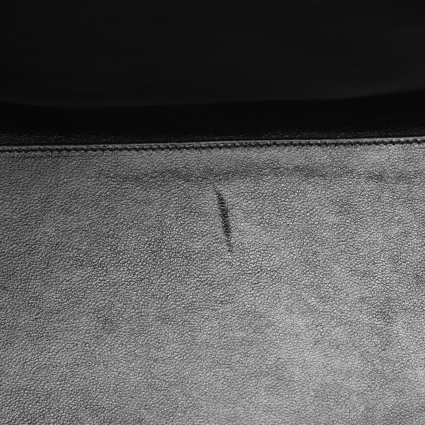 Baby Grained Calfskin Suede Mini Tri-Color Luggage Vanilla