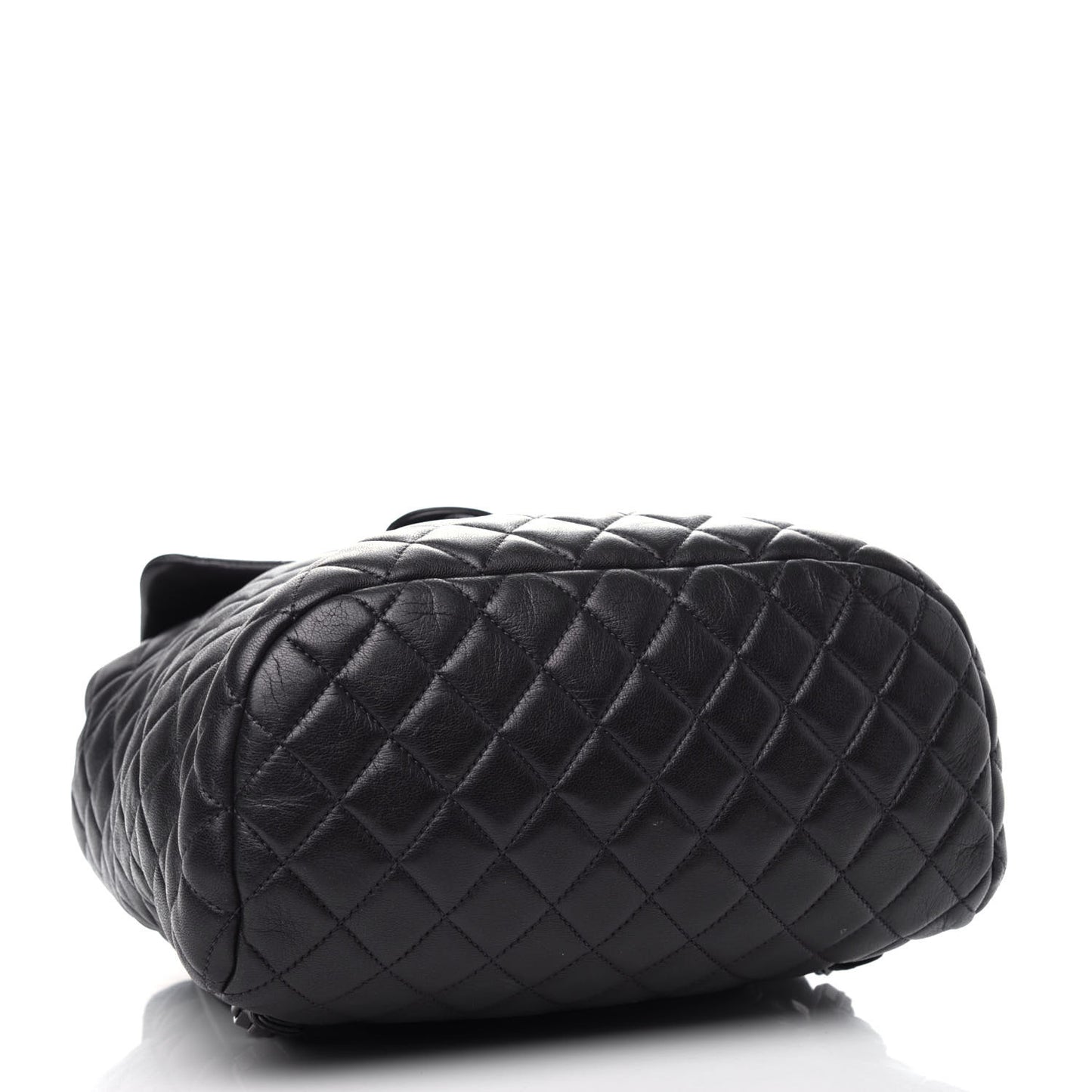 Calfskin Quilted Large Urban Spirit Backpack Navy Blue