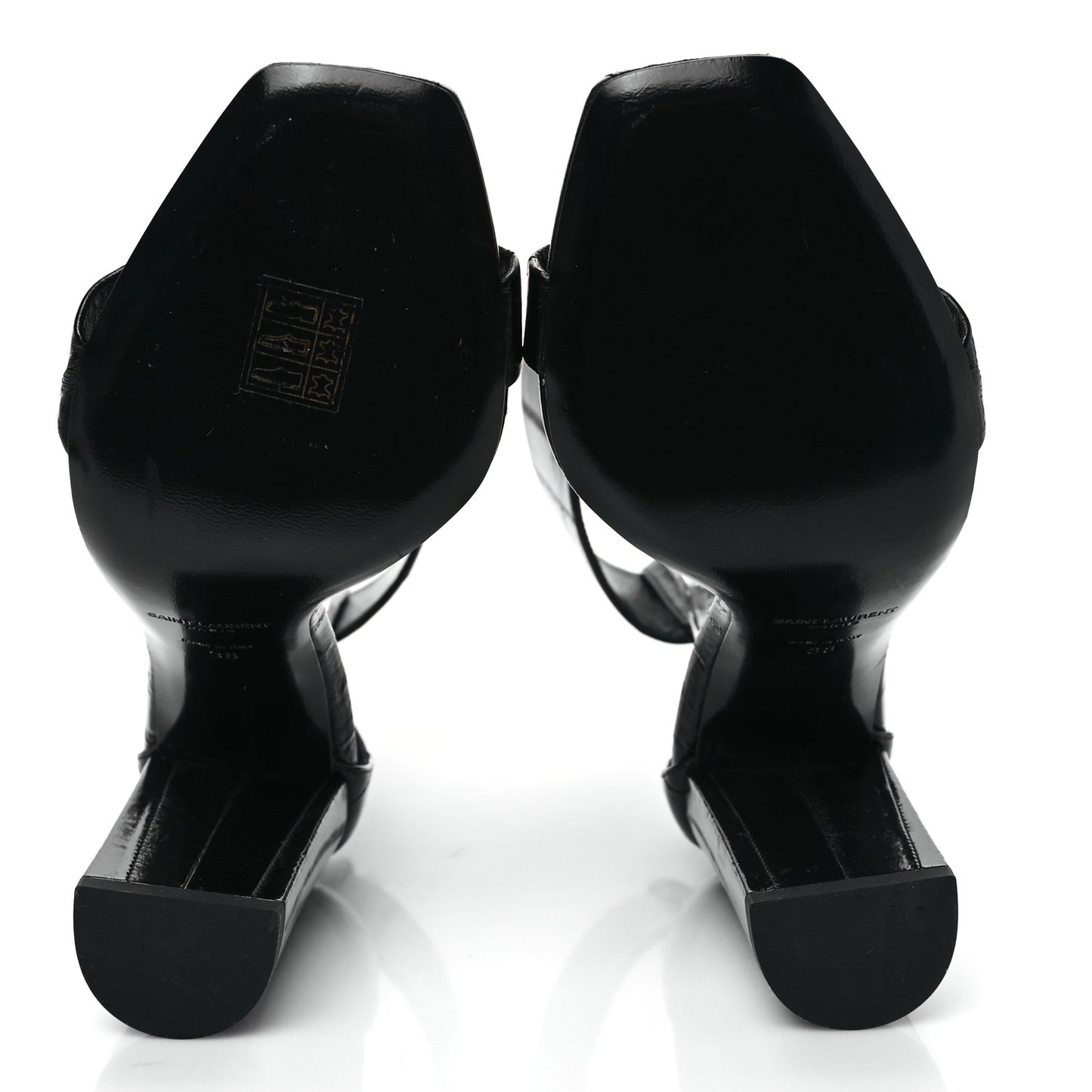 Anguilla LouLou 105 Buckle Sandals 38 Black
