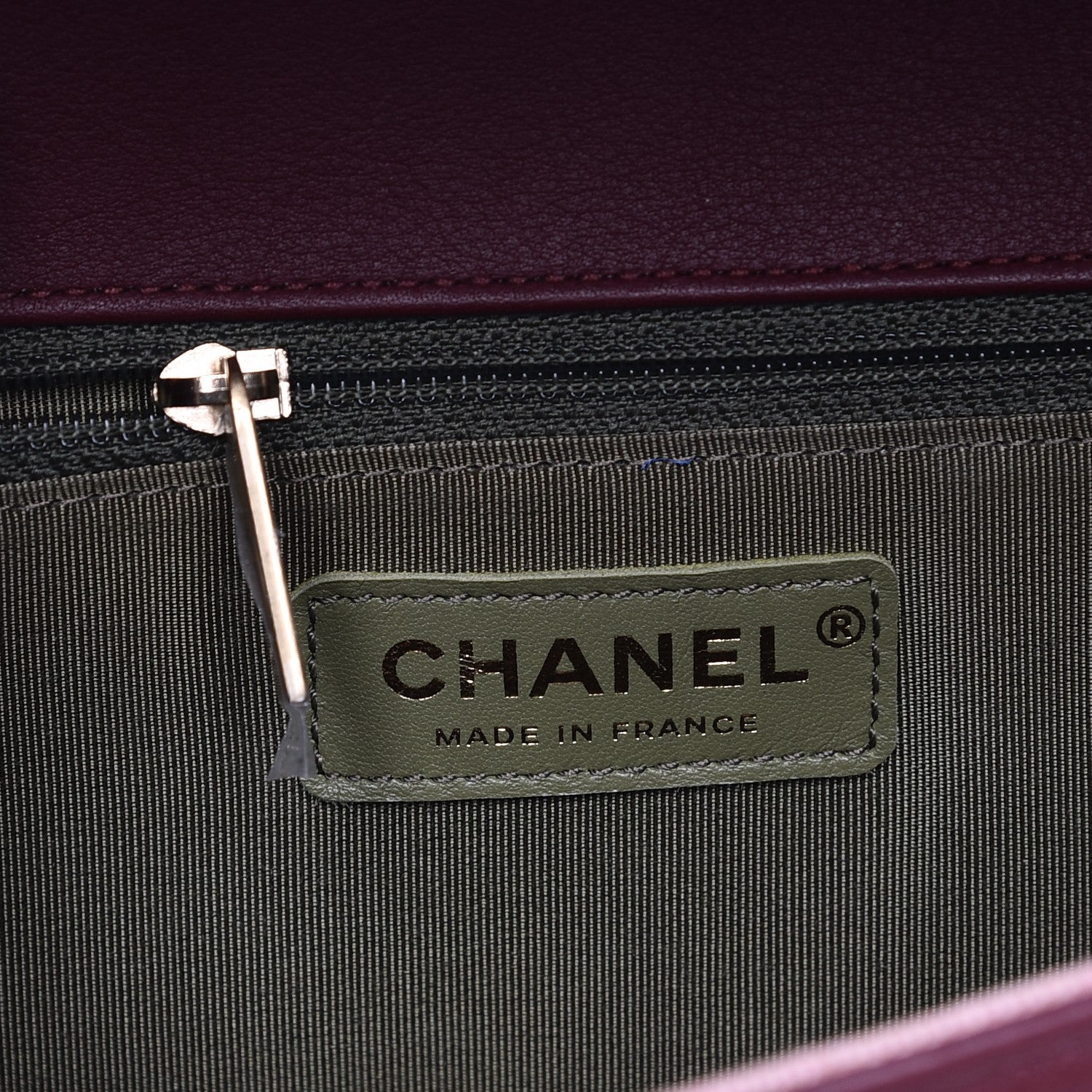 Chanel Lambskin Quilted New Medium Boy Flap Dark Red 6 of 9