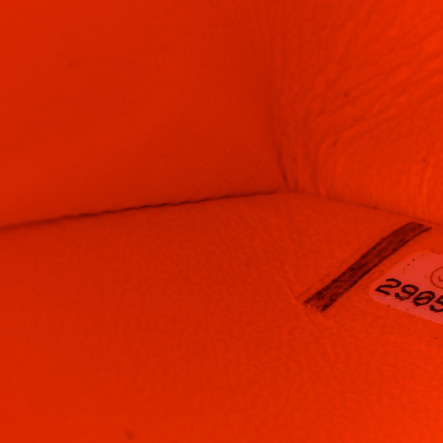 Sheepskin Quilted 2.55 Reissue Mini Flap Orange