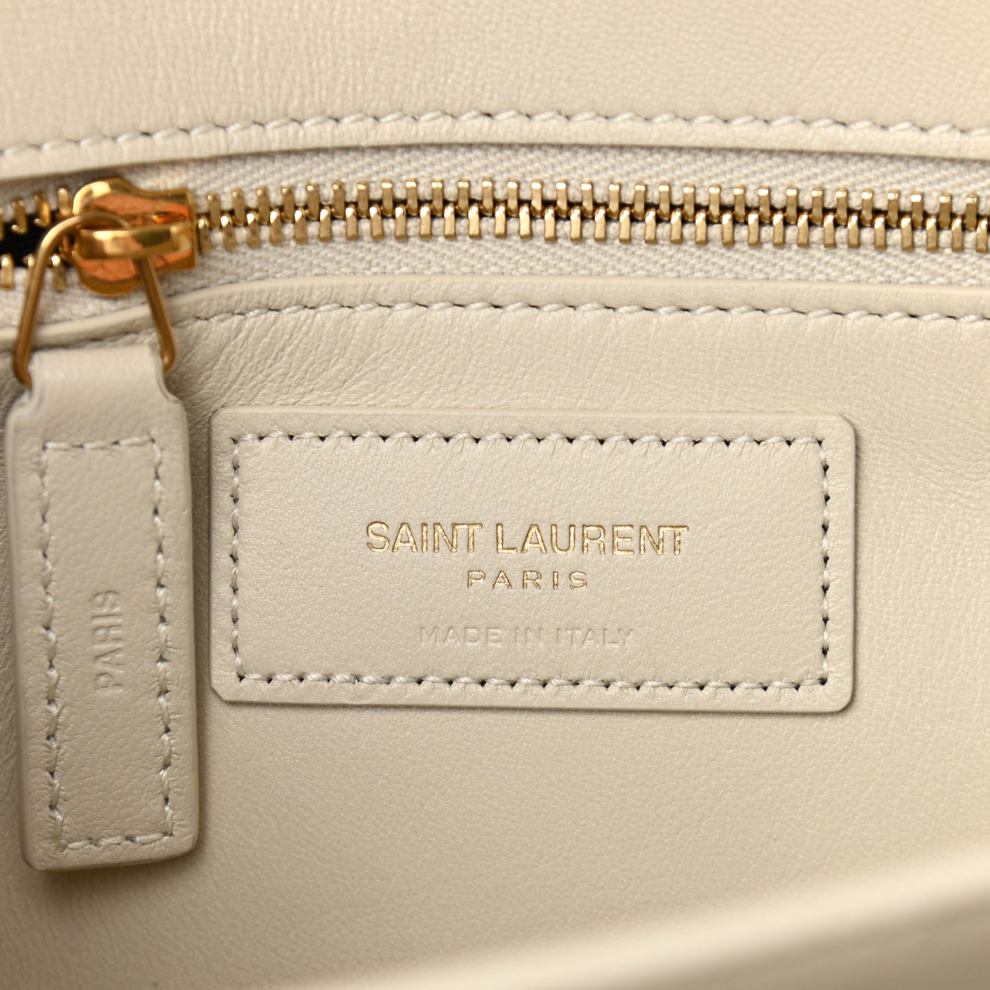Smooth Calfskin Le Maillon Satchel Crema Soft