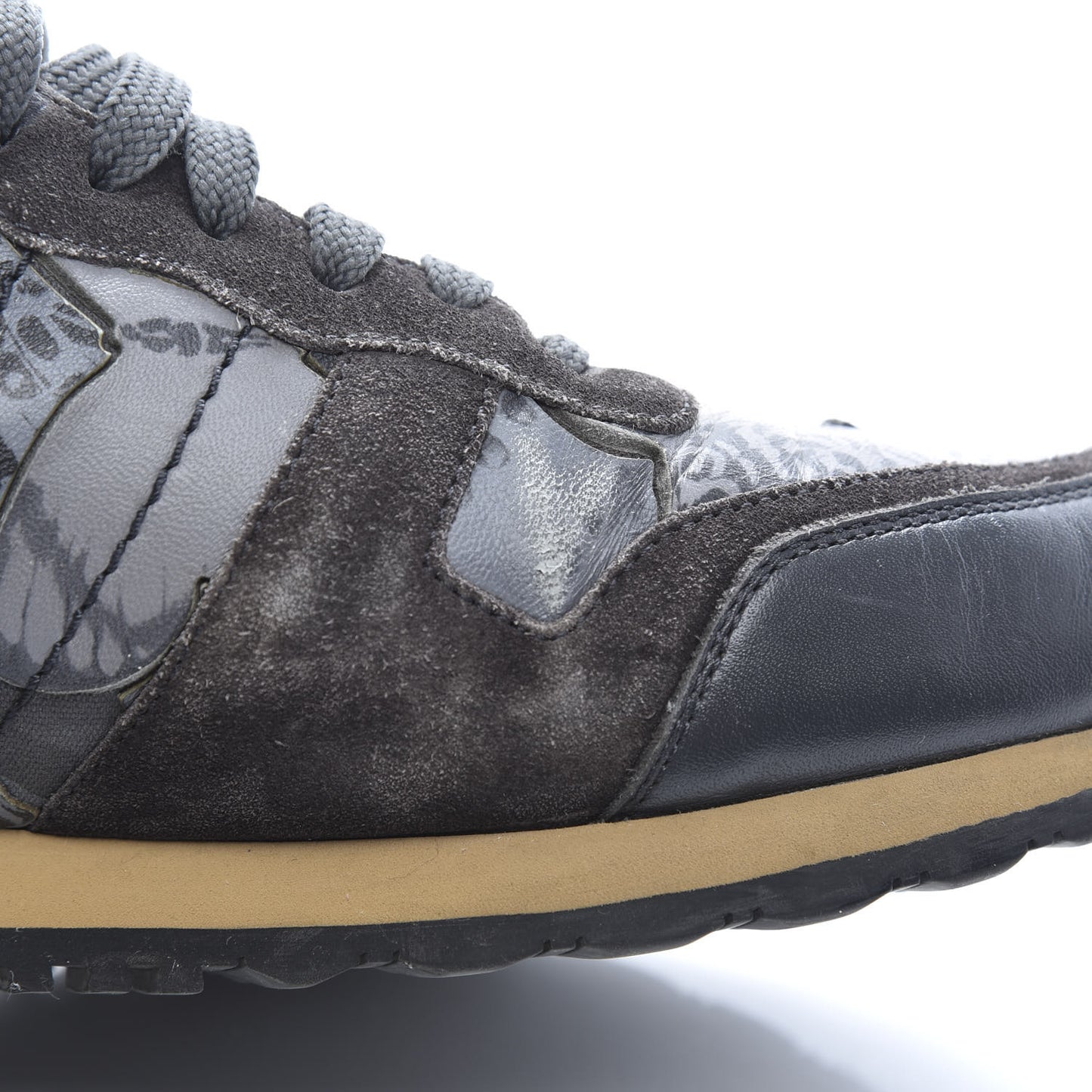 Fabric Suede Butterfly Mens Rockrunner Sneakers 42 Blue