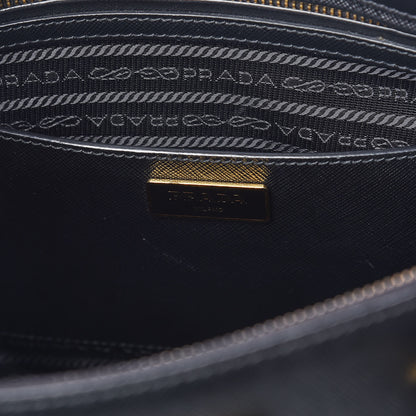 Prada Saffiano Medium Galleria Double Zip Tote Black 10 of 15