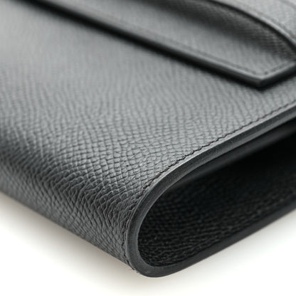 Hermes Epsom Kelly Wallet To Go Black 11 of 12