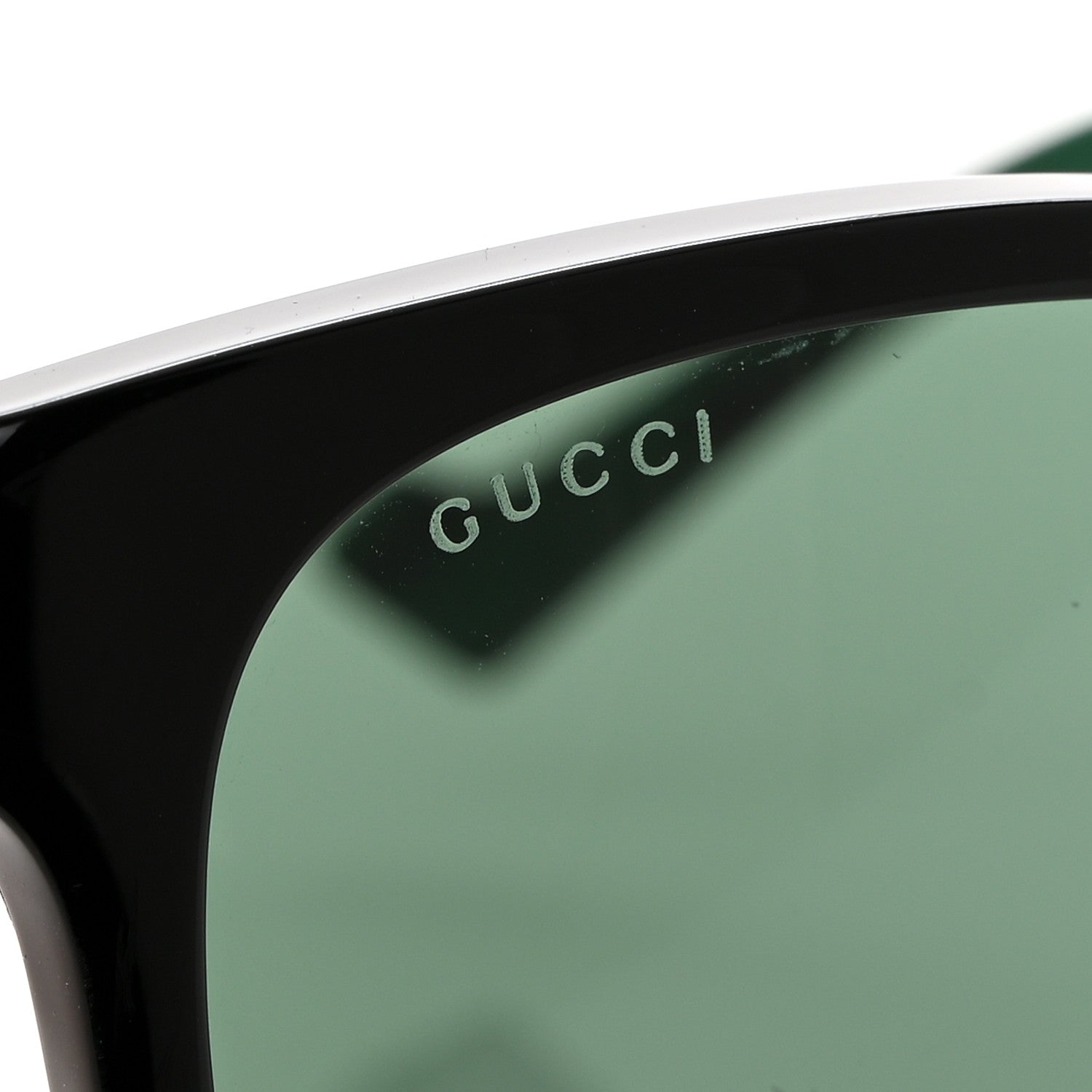 Gucci Acetate Rectangle Sunglasses GG0962SA Green 7 of 8