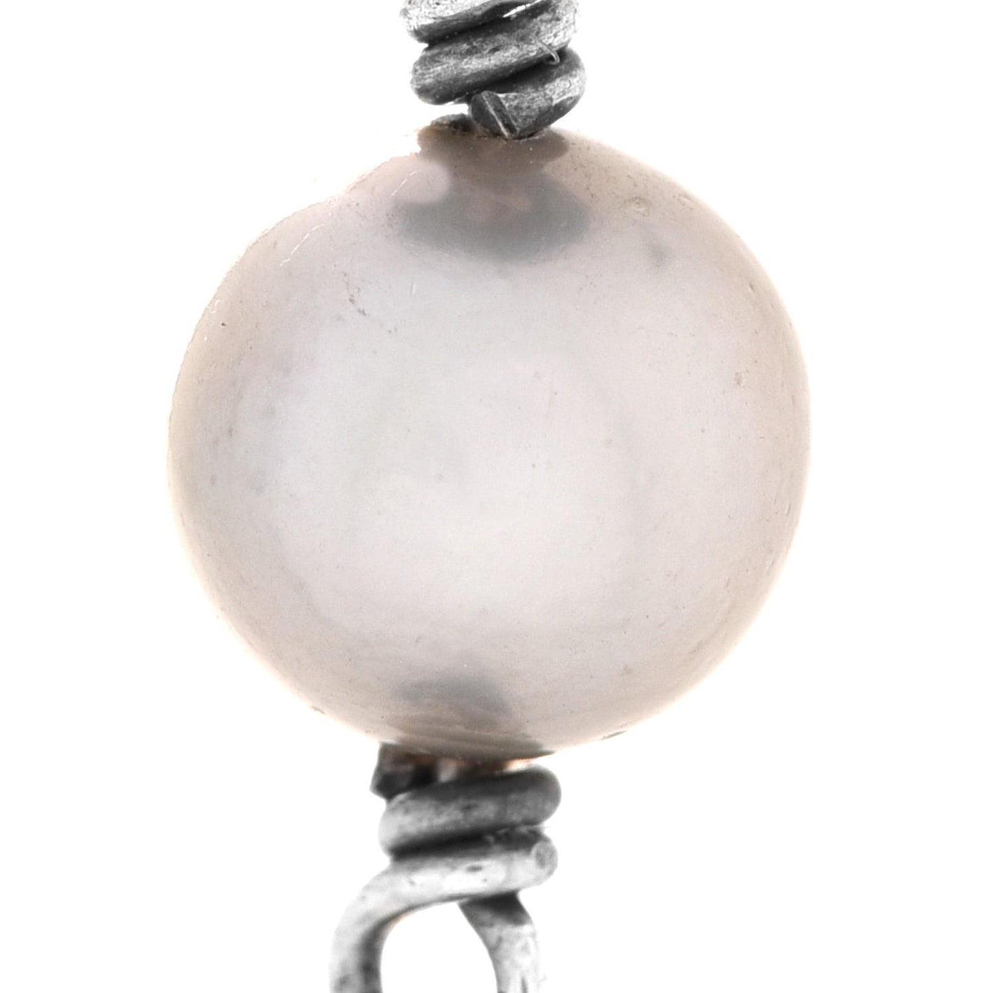 Sterling Silver Lapis Lazuli Labradorite Gray Pearl Blue Sapphire Hematite Quartz Bead Elements Station Necklace