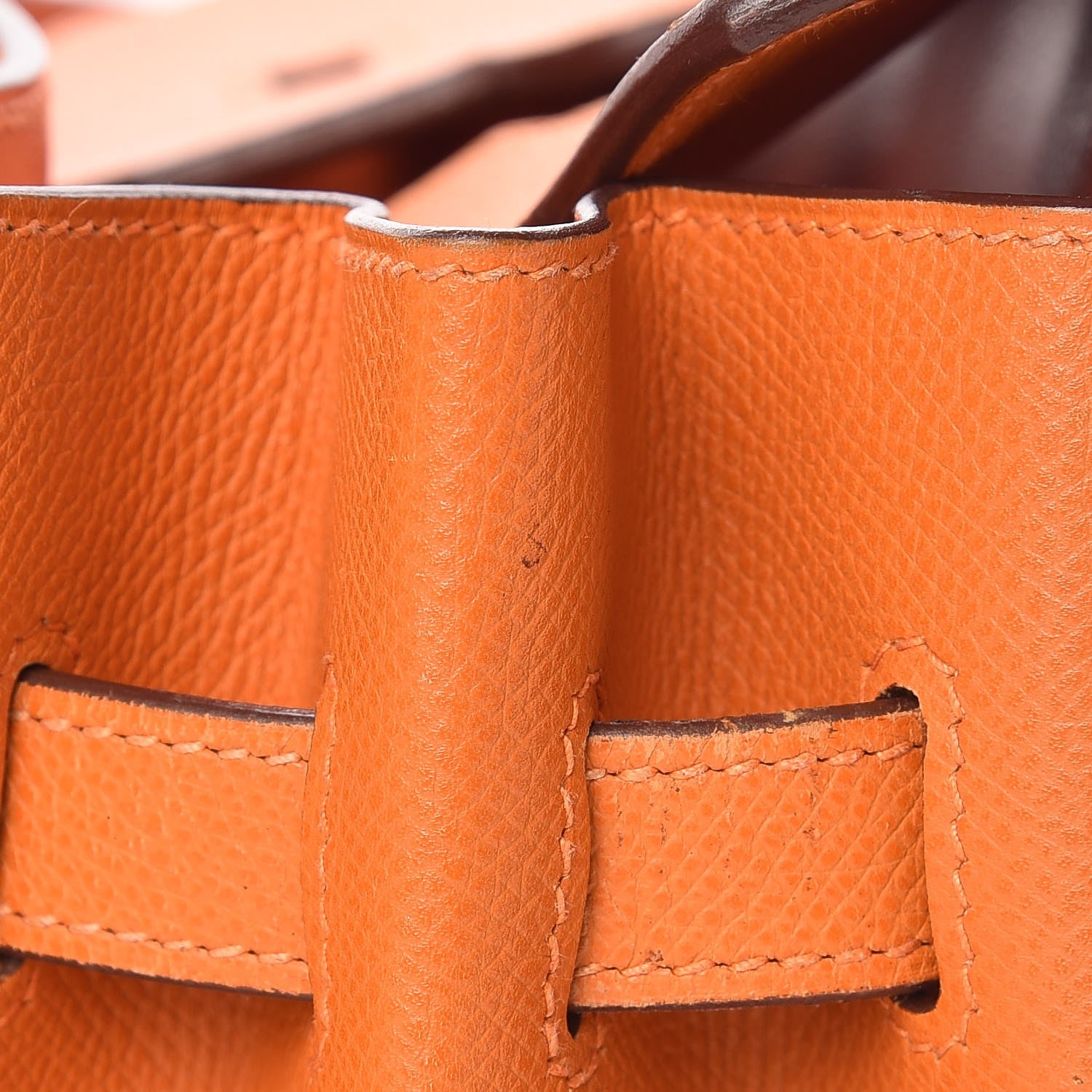 Hermes Epsom Birkin 35 Orange 38 of 49