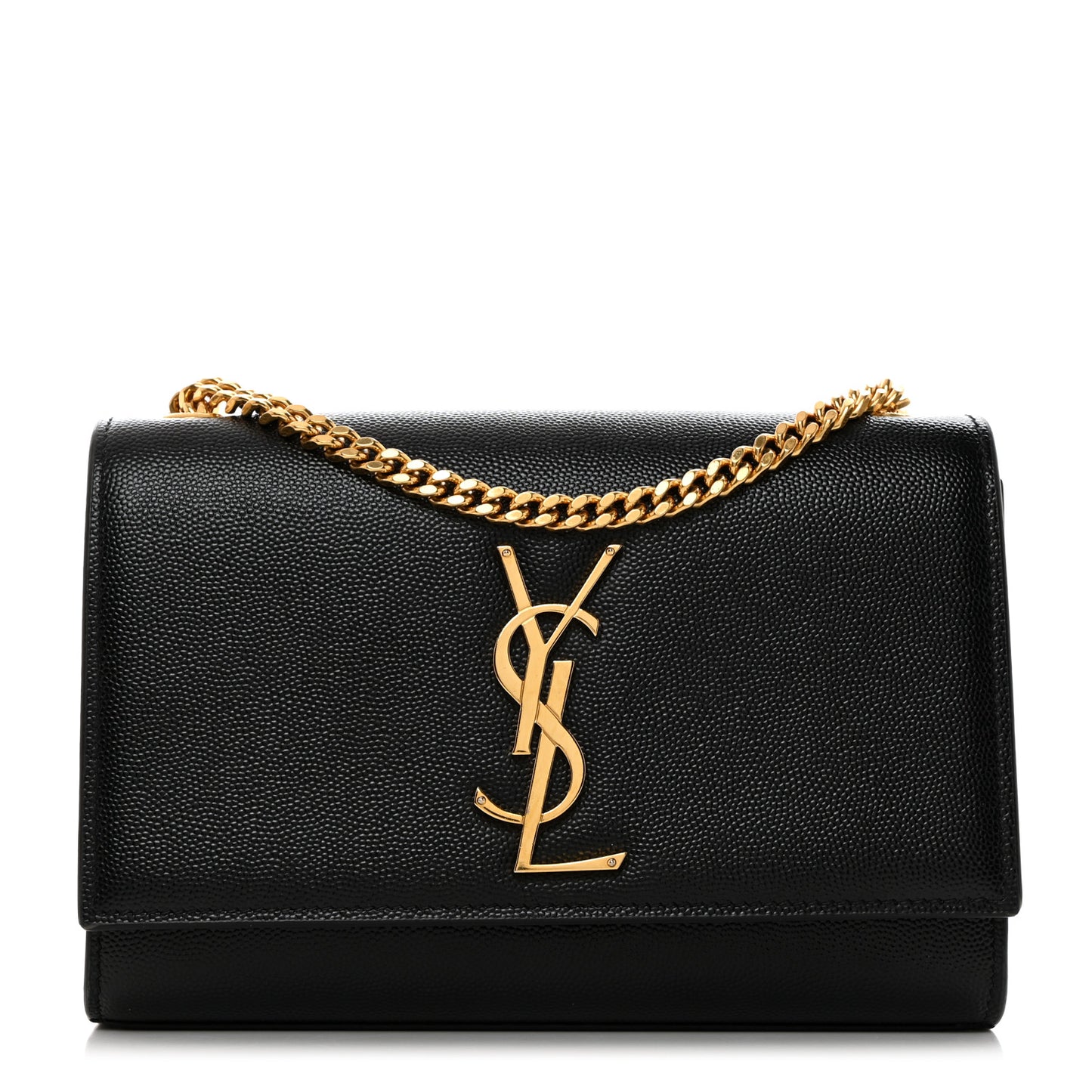 Grain De Poudre Small Monogram Kate Satchel Black
