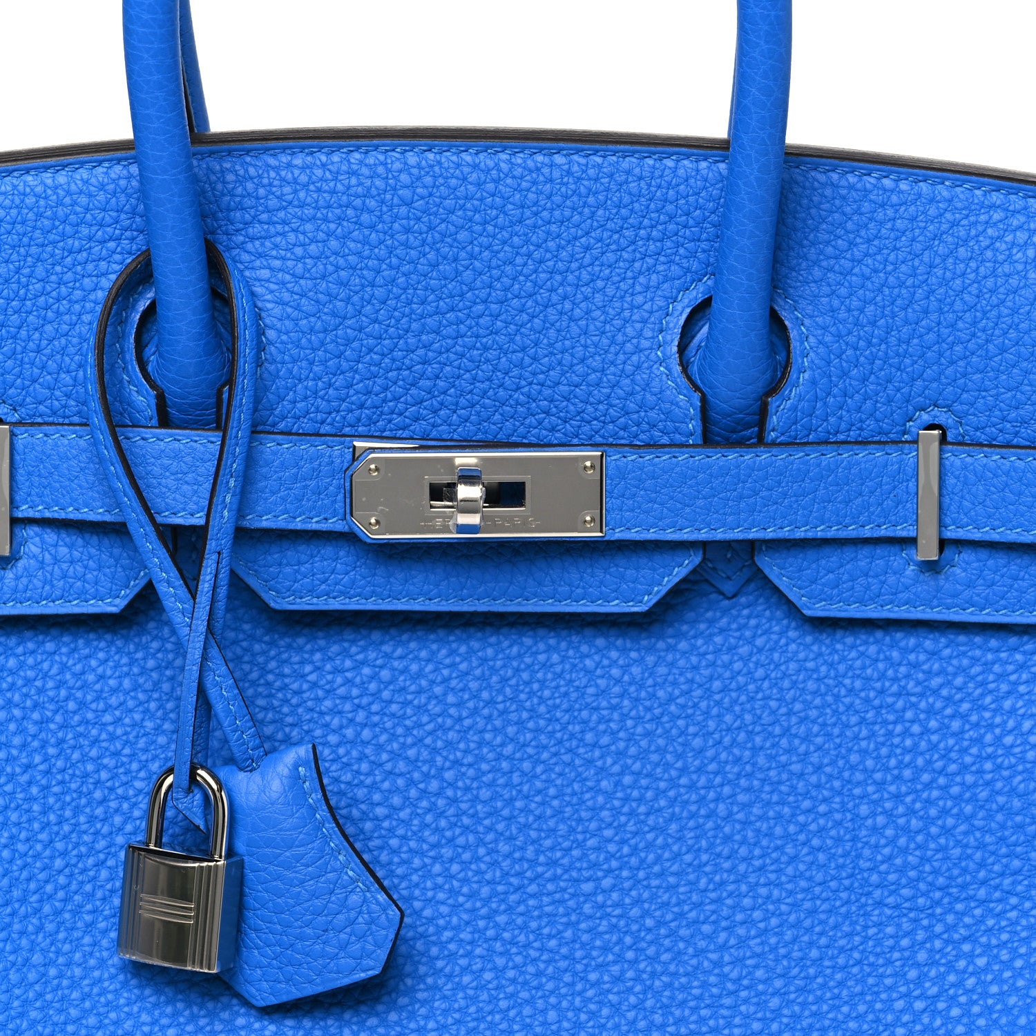 Hermes Togo Birkin 30 Bleu Hydra 8 of 11
