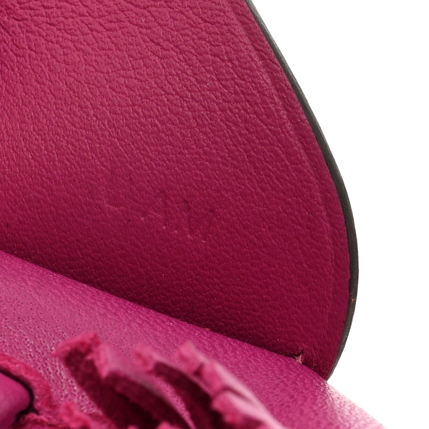 Milo Lambskin Lizard Touch Grigri Rodeo Pegase Horse Bag Charm PM Rose Poupre