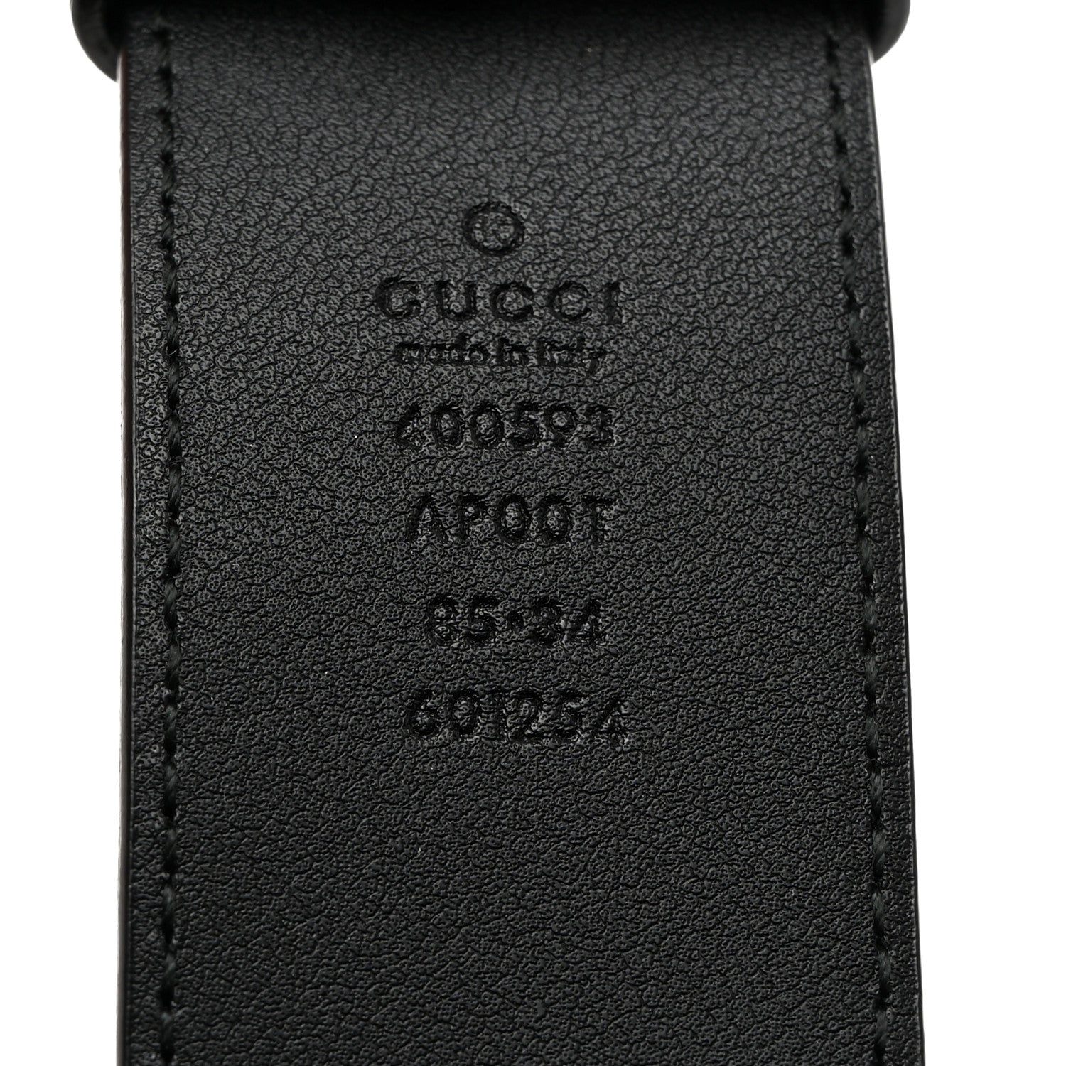 Gucci Calfskin Double G 40mm Belt 85 34 Black 5 of 5