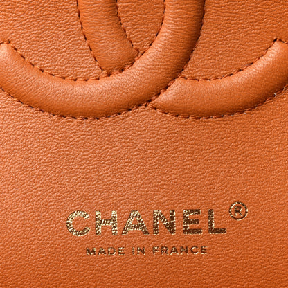 Chanel Caviar Quilted Medium Double Flap Light Brown 5 of 9