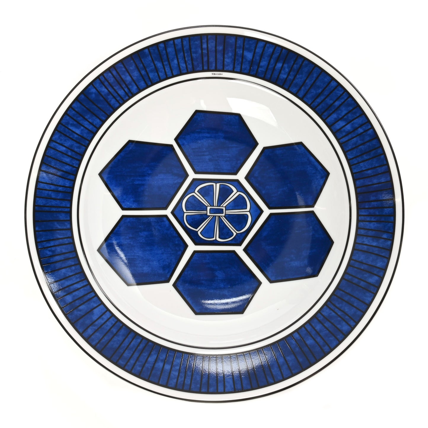Porcelain Bleus d’Ailleurs Round Deep Platter