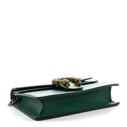 Gucci Calfskin Super Mini Dionysus Shoulder Bag Emerald 4 of 10