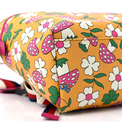 Gucci Canvas Childrens Flower Mushroom Print Backpack 9 of 12