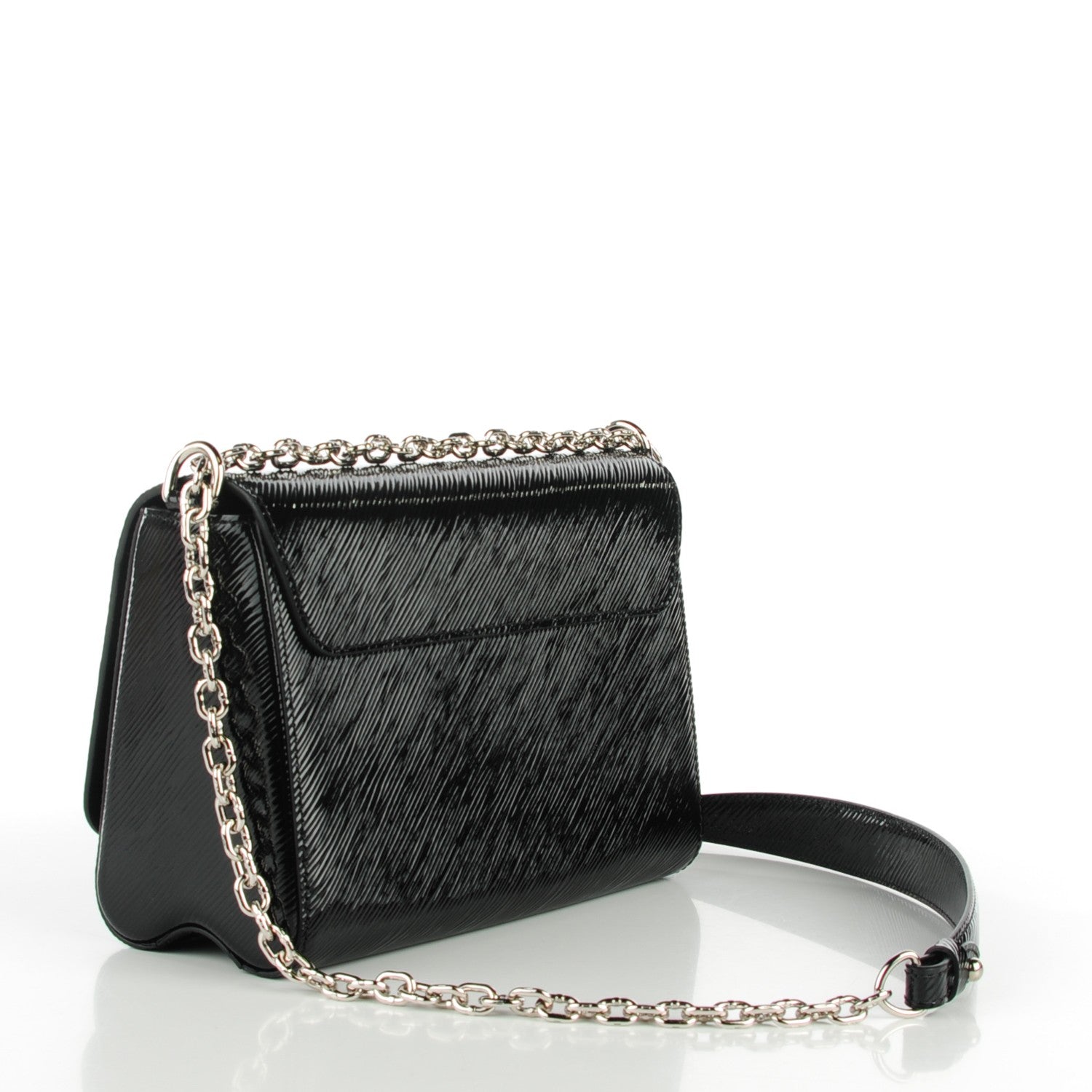 Louis Vuitton Electric Epi Twist Shoulder Bag MM Black 3 of 7