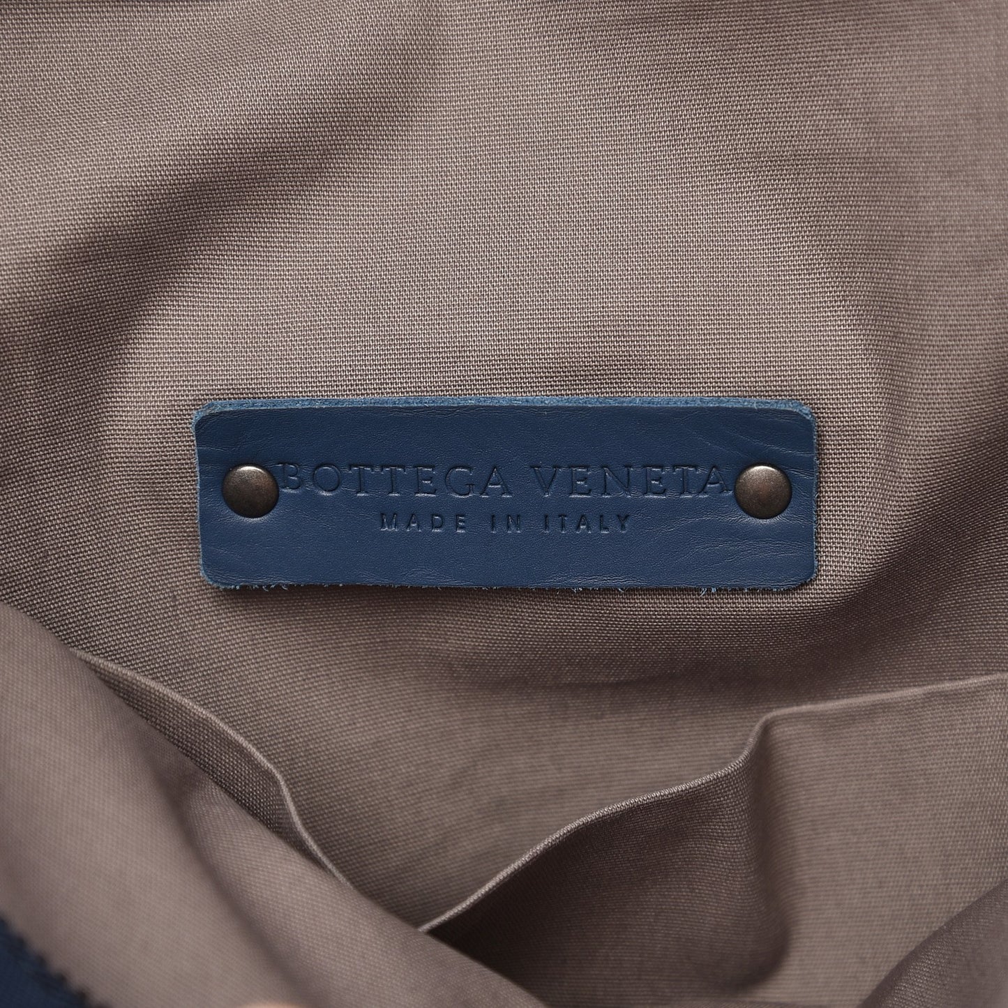 Canvas Calfskin Intrecciato Messenger Tourmaline Pacific