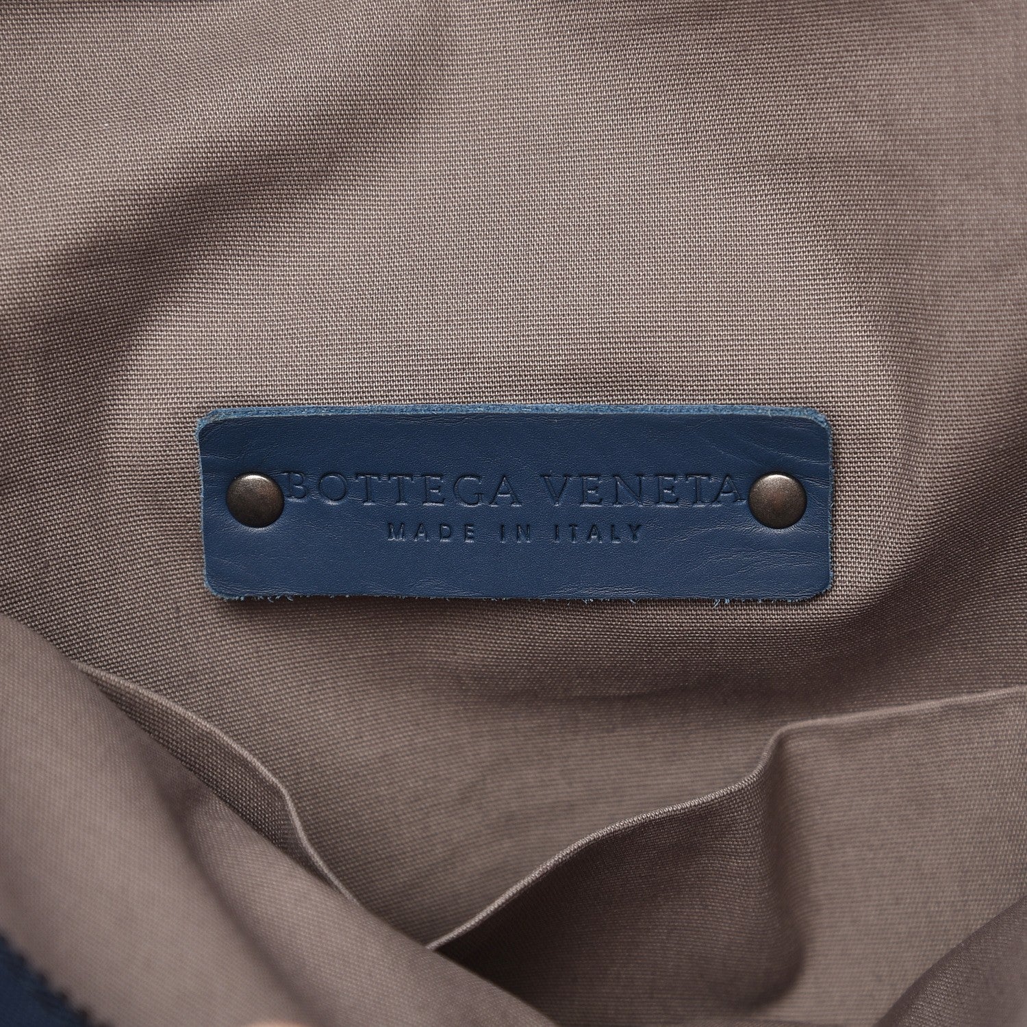 Bottega Veneta Canvas Calfskin Intrecciato Messenger Tourmaline Pacific 6 of 10