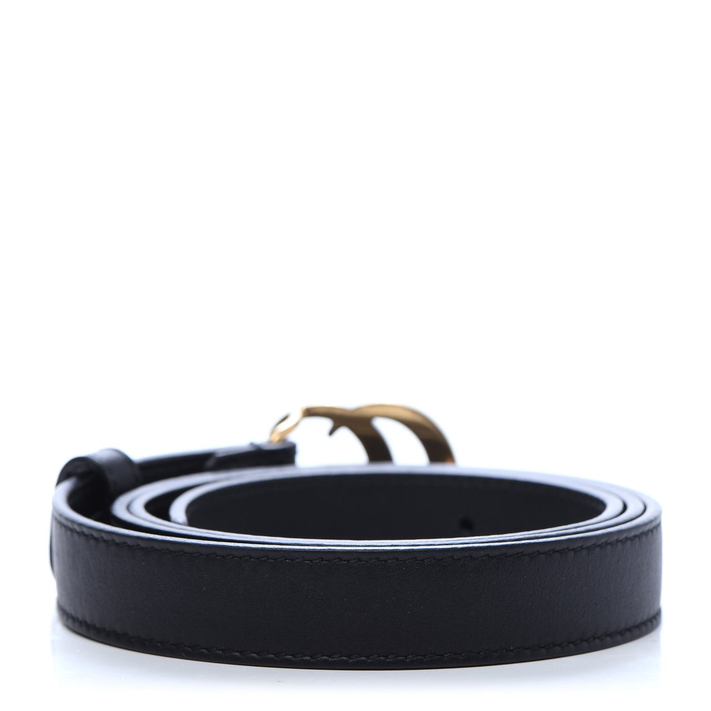 Calfskin Double G 20mm Belt 80 32 Black