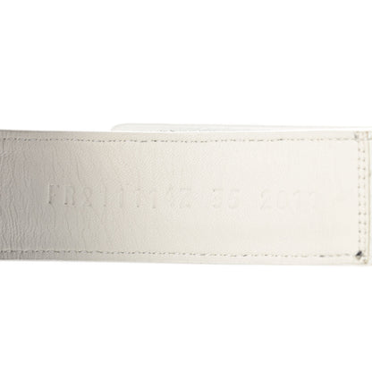 Hermes Calfskin Womens Chypre Sandals 35 White 8 of 9