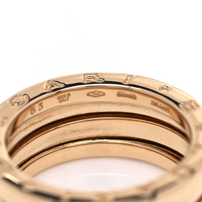 Bulgari 18K Yellow Gold B.Zero1 Three-Band Ring 53 6.25 7 of 10