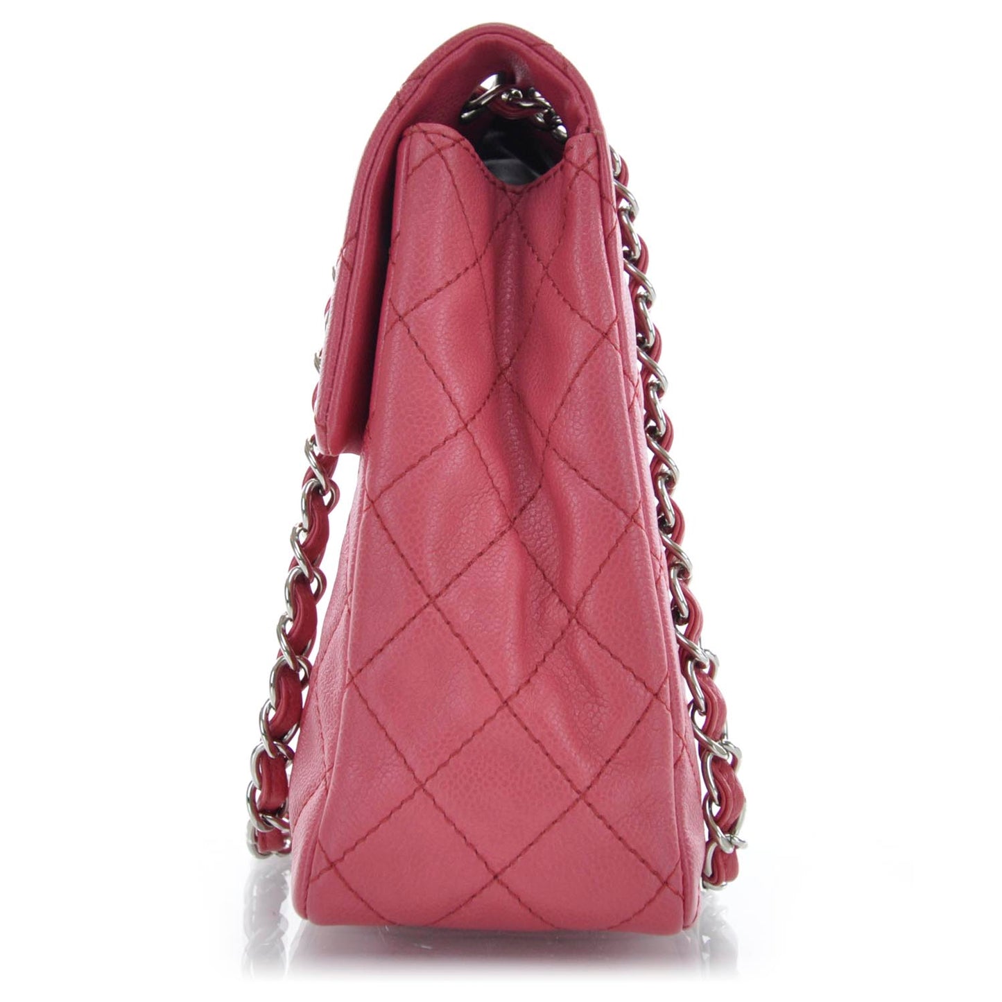Caviar Maxi Flap Fuchsia