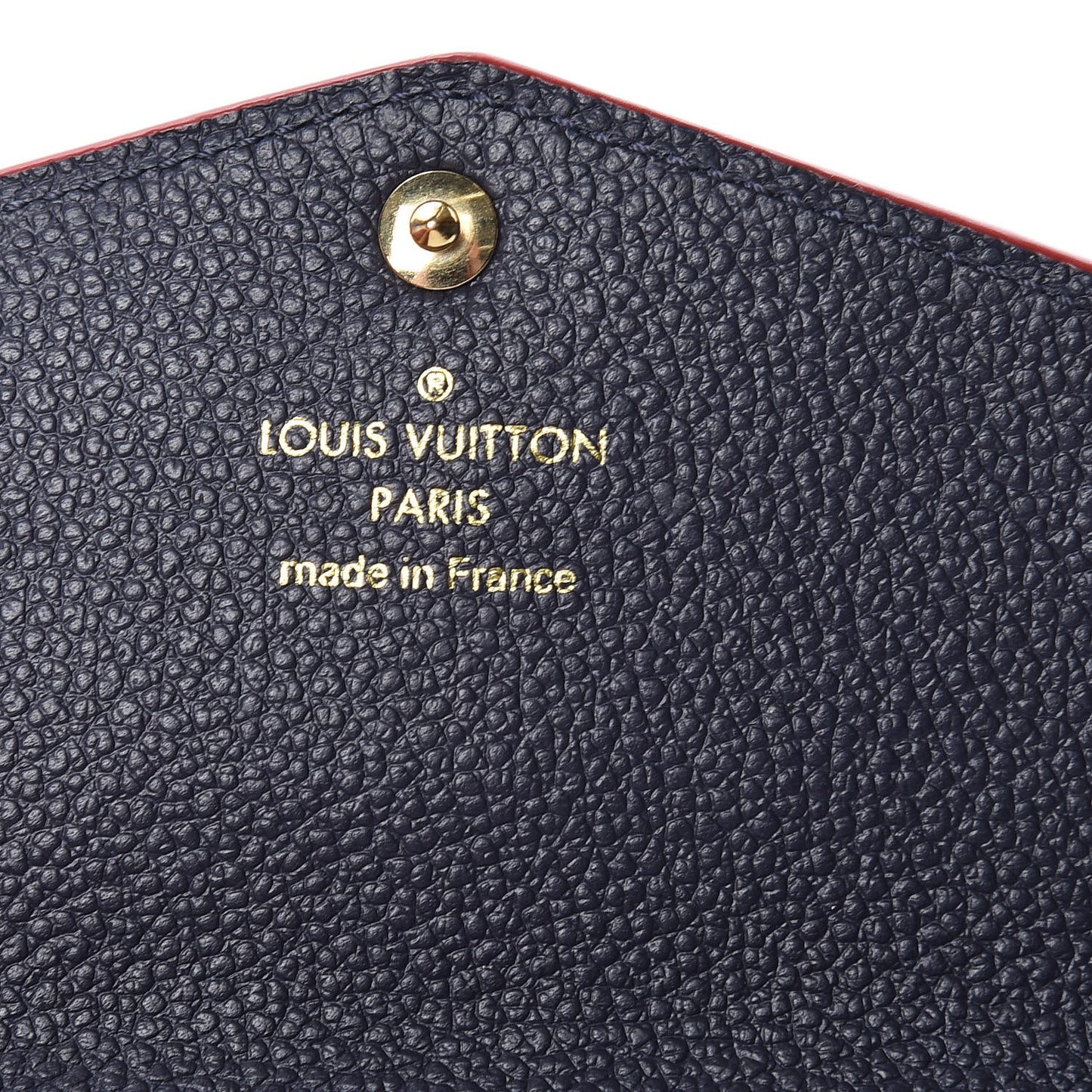 Empreinte Key Pouch Marine Rouge