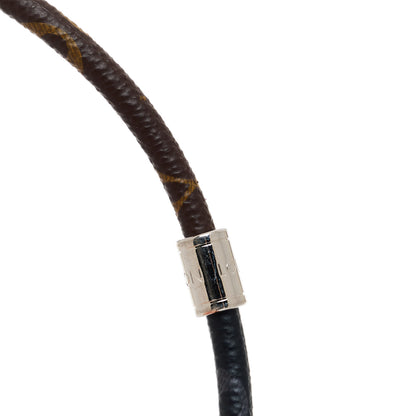 Louis Vuitton Monogram Eclipse Keep It Double Bracelet 19 4 of 8