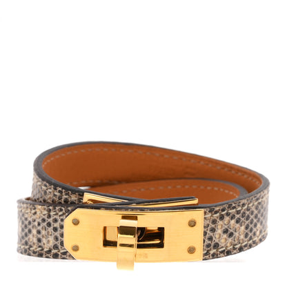 Hermes Lizard Kelly Double Tour Bracelet S Ombre 1 of 6