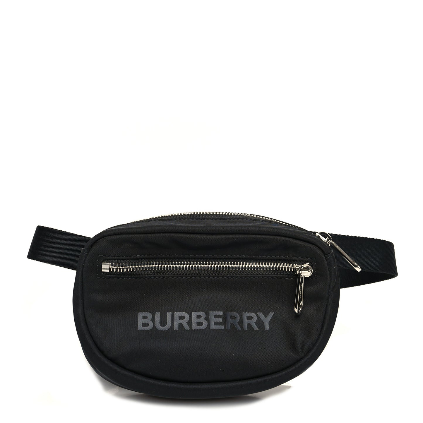 Econyl Logo Print Small Cannon Bum Bag Black