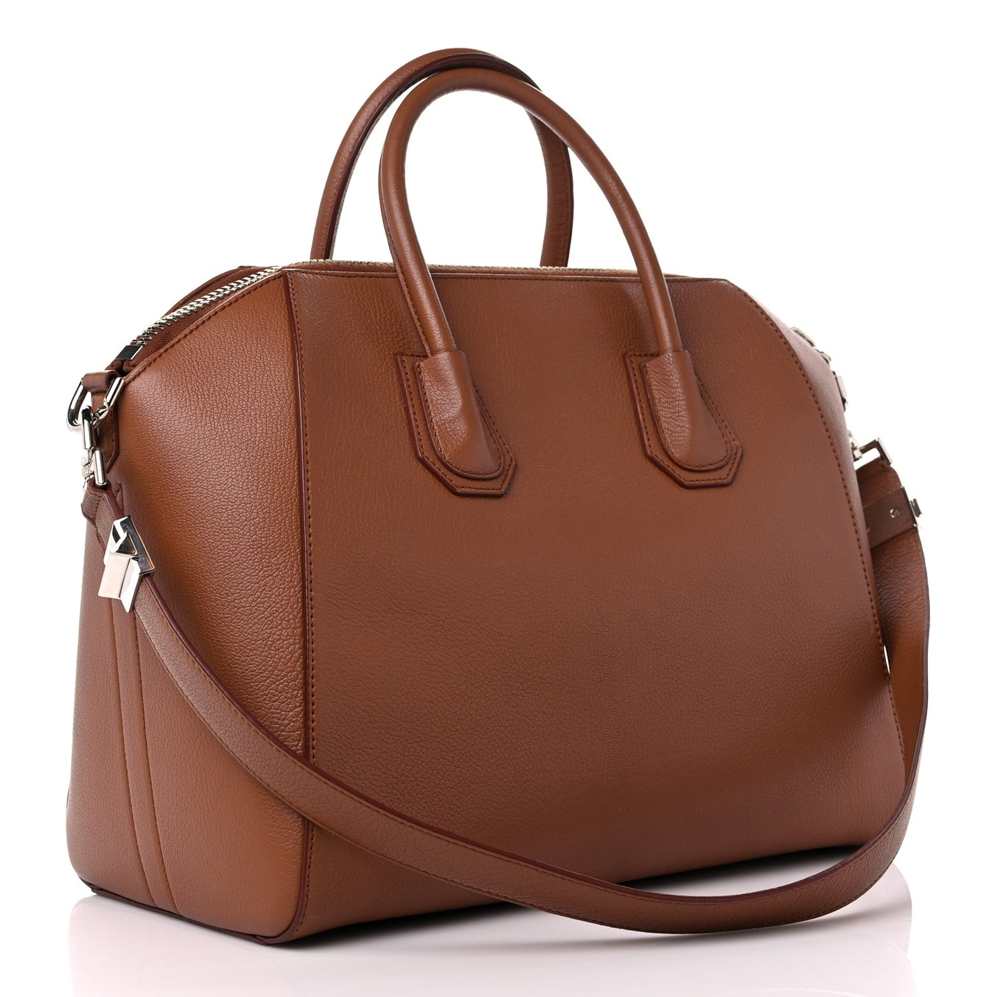 Sugar Goatskin Medium Antigona Cognac