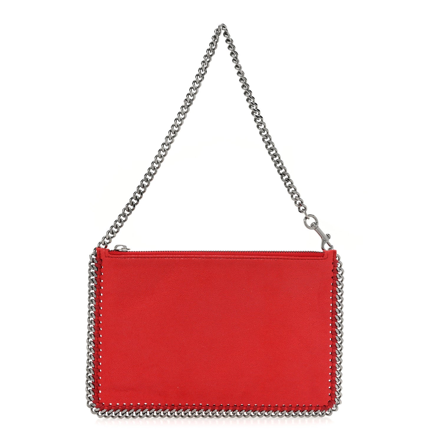 Stella McCartney Shaggy Deer Falabella Clutch Cherry 1 of 10