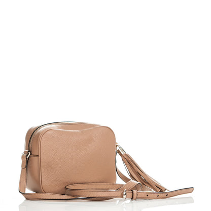 Gucci Pebbled Calfskin Small Soho Disco Bag Camelia 11 of 14