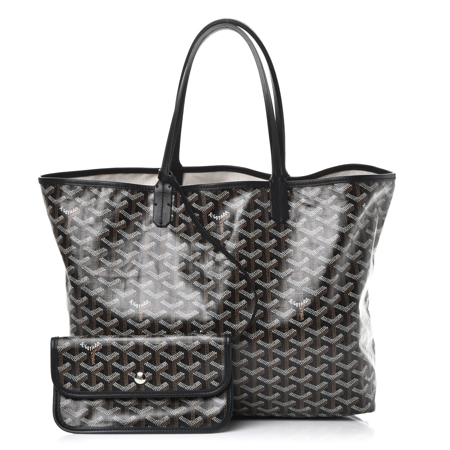Goyard Goyardine Saint Louis PM Black 1 of 9