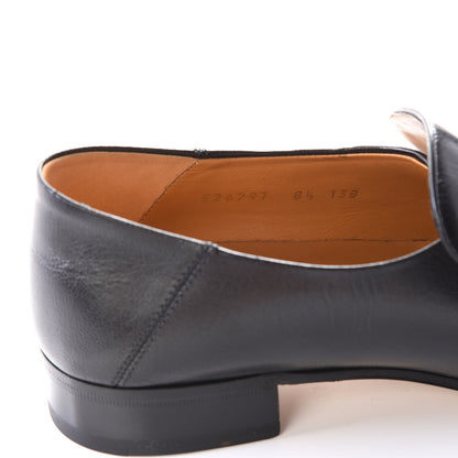 Gucci Goatskin Mens Horsebit Loafers 8.5 Black 8 of 9
