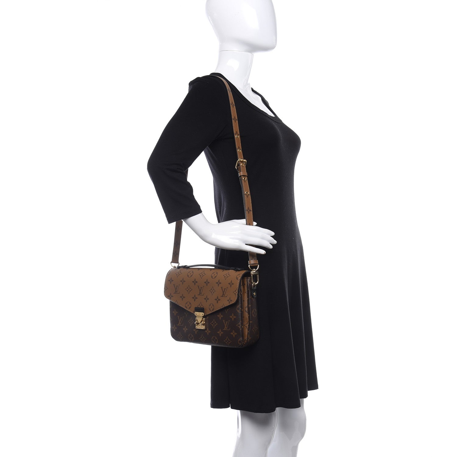 Louis Vuitton Reverse Monogram Pochette Metis 2 of 21