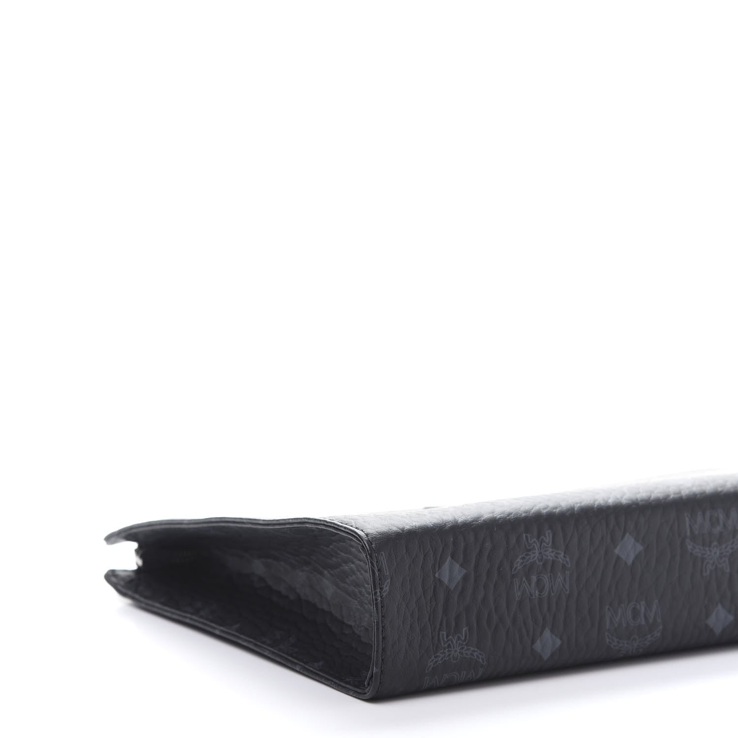 MCM Visetos Medium Zip Pouch Black 6 of 10