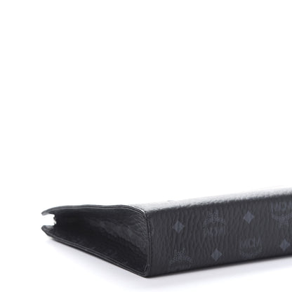 MCM Visetos Medium Zip Pouch Black 6 of 10