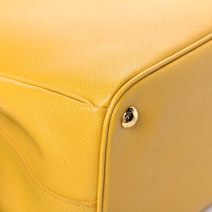 Prada Saffiano Lux Parabole Tote Mimosa 10 of 13