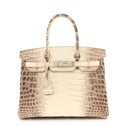 Hermes Matte Niloticus Crocodile Himalaya Birkin 30 Blanc 1 of 15