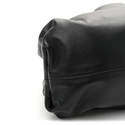 Bottega Veneta Smooth Butter Calf The Pouch Oversized Clutch Black 9 of 10