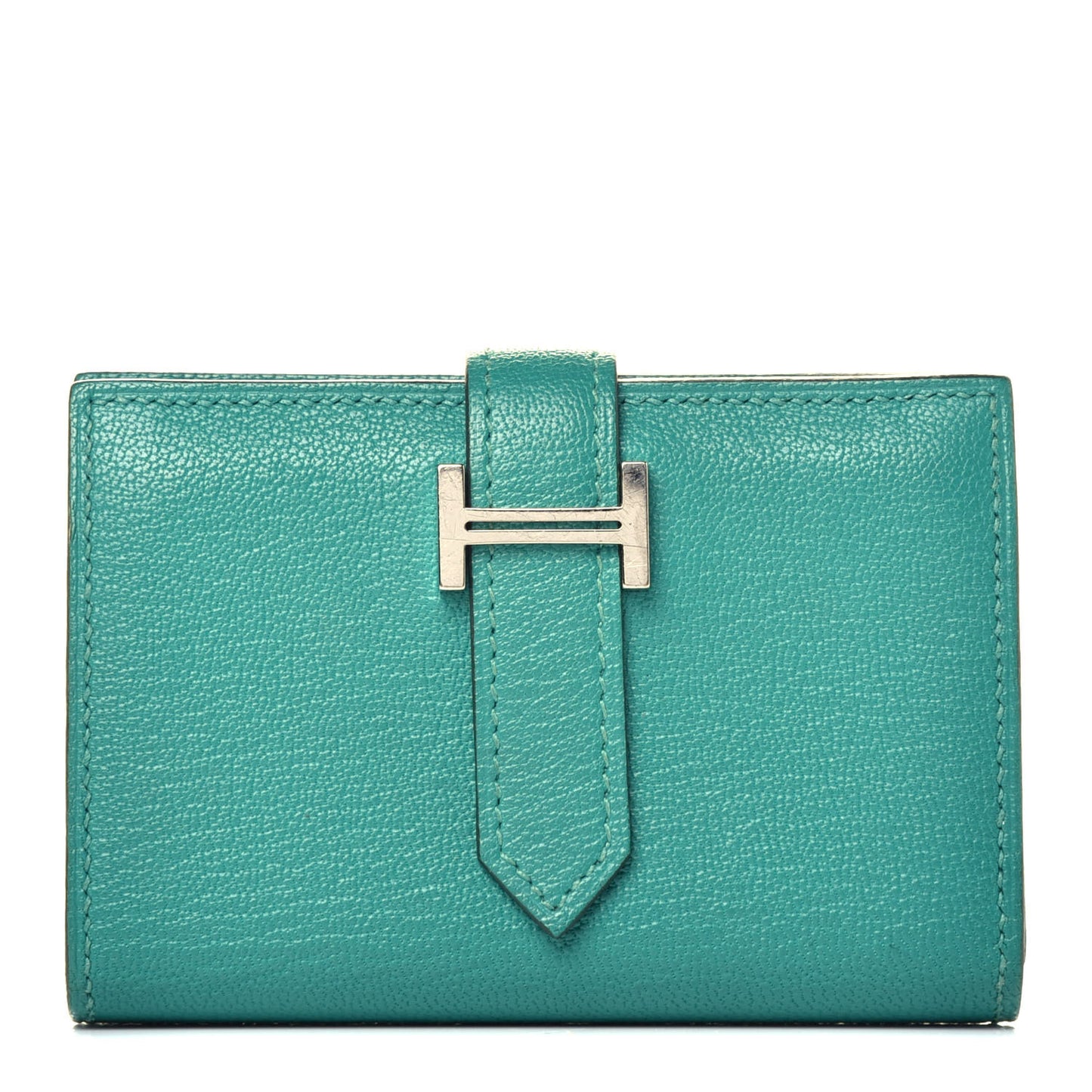 Chevre Mysore Mini Bearn Wallet Vert Verone